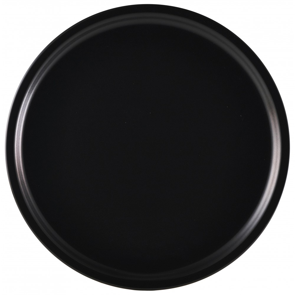 Genware Luna Black Pizza Plate 33cm-13" Diameter