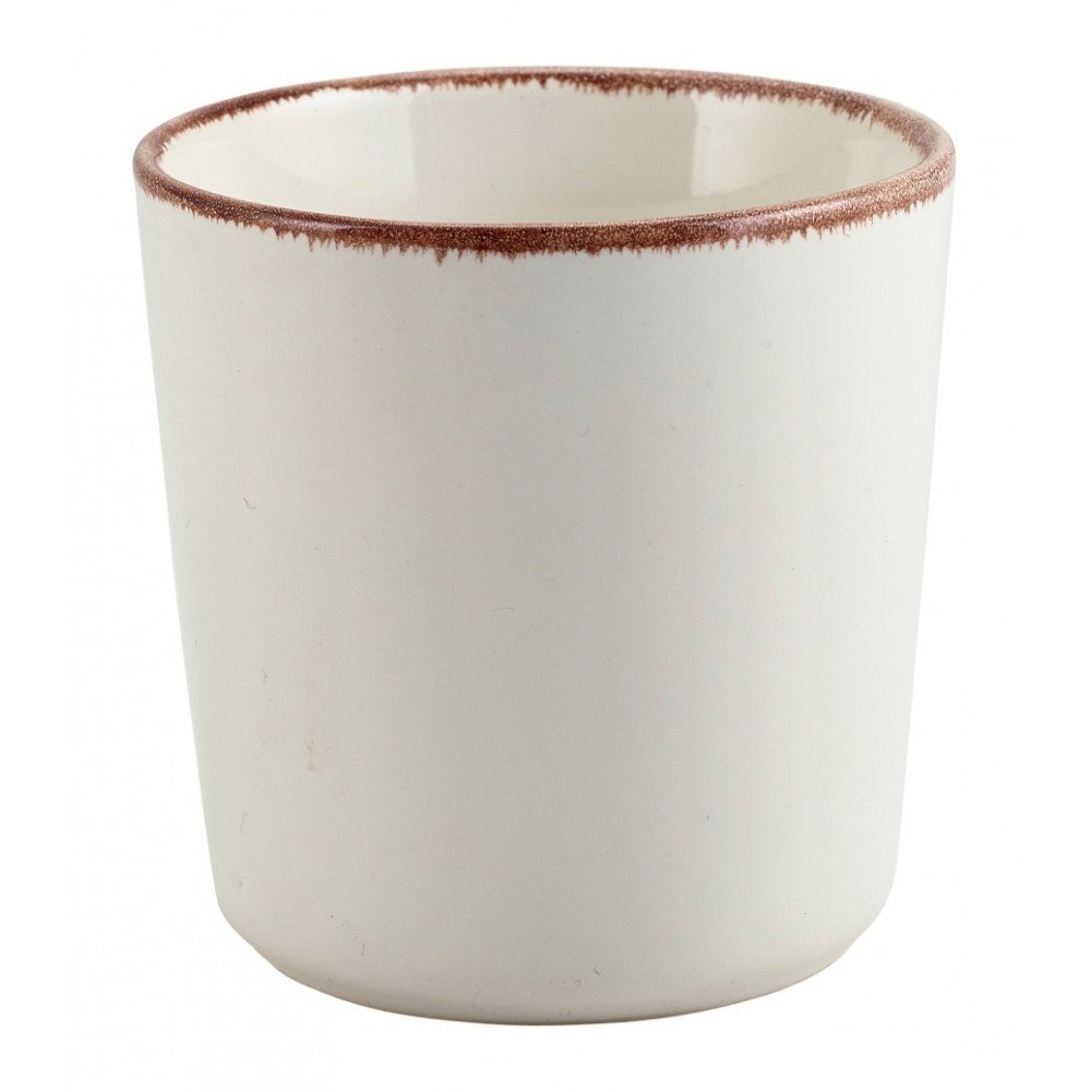 Terra Stoneware Chip Cup Sereno Brown 30cl-10.5oz