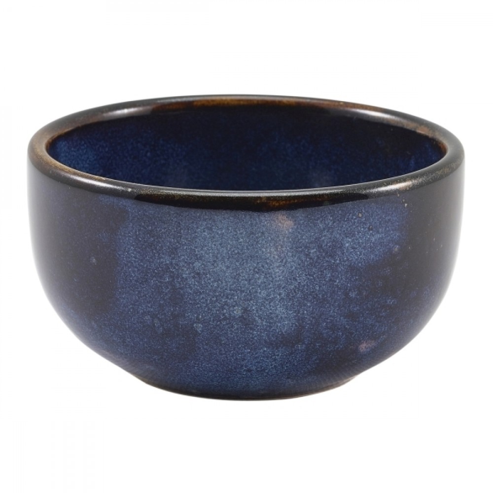 Terra Porcelain Round Bowl Aqua Blue 11.5cm-4.5"