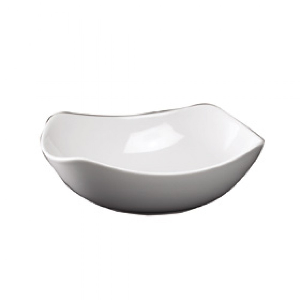 Genware Rounded Square Bowls 50cl/17.6oz 17cm/6.5"