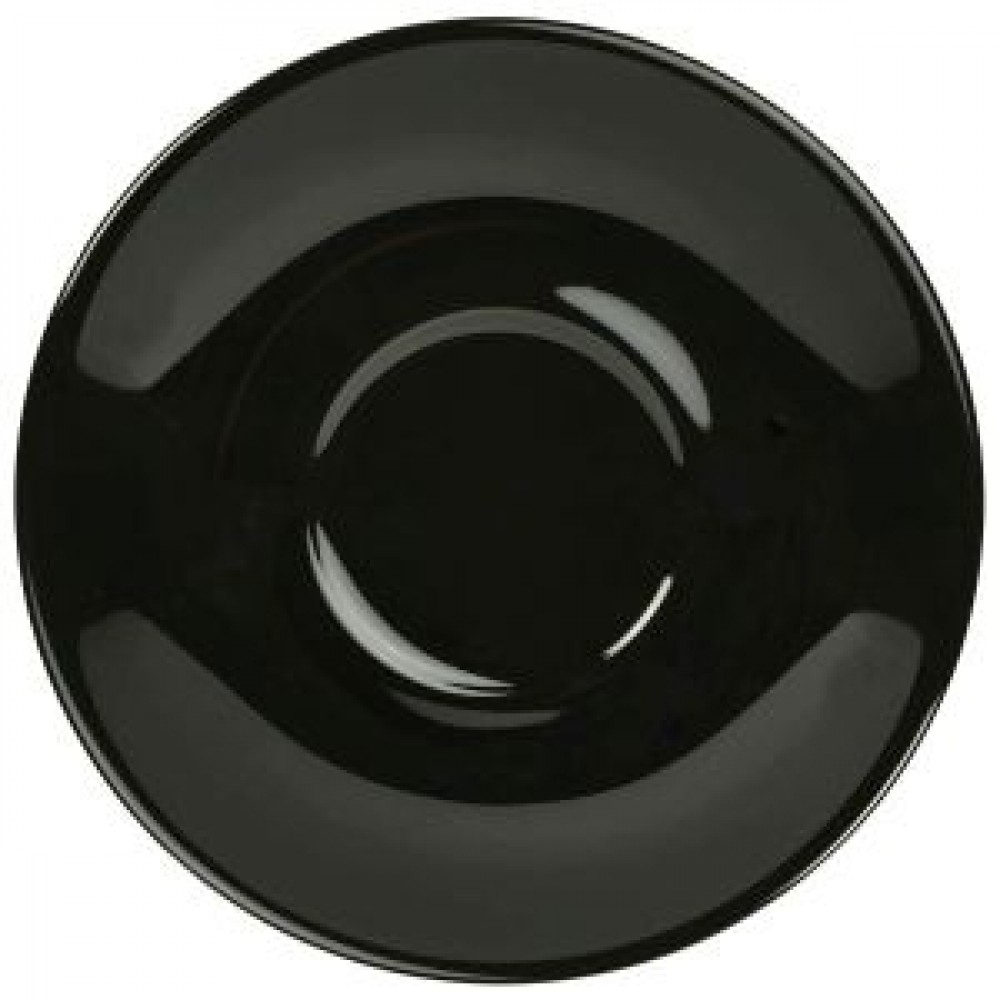 Genware Saucer Black 16cm-6.3"