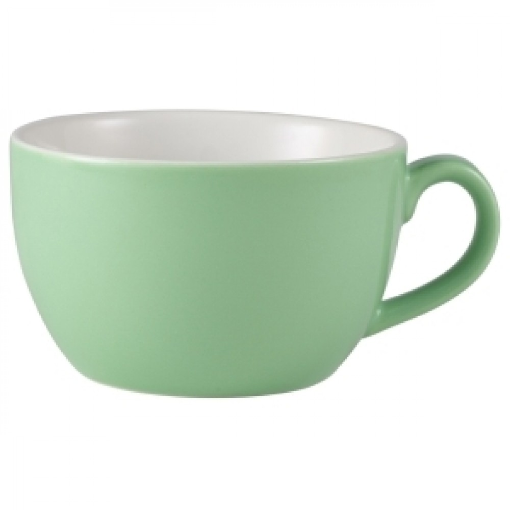 Genware Bowl Shaped Cup Green 17.5cl-6oz