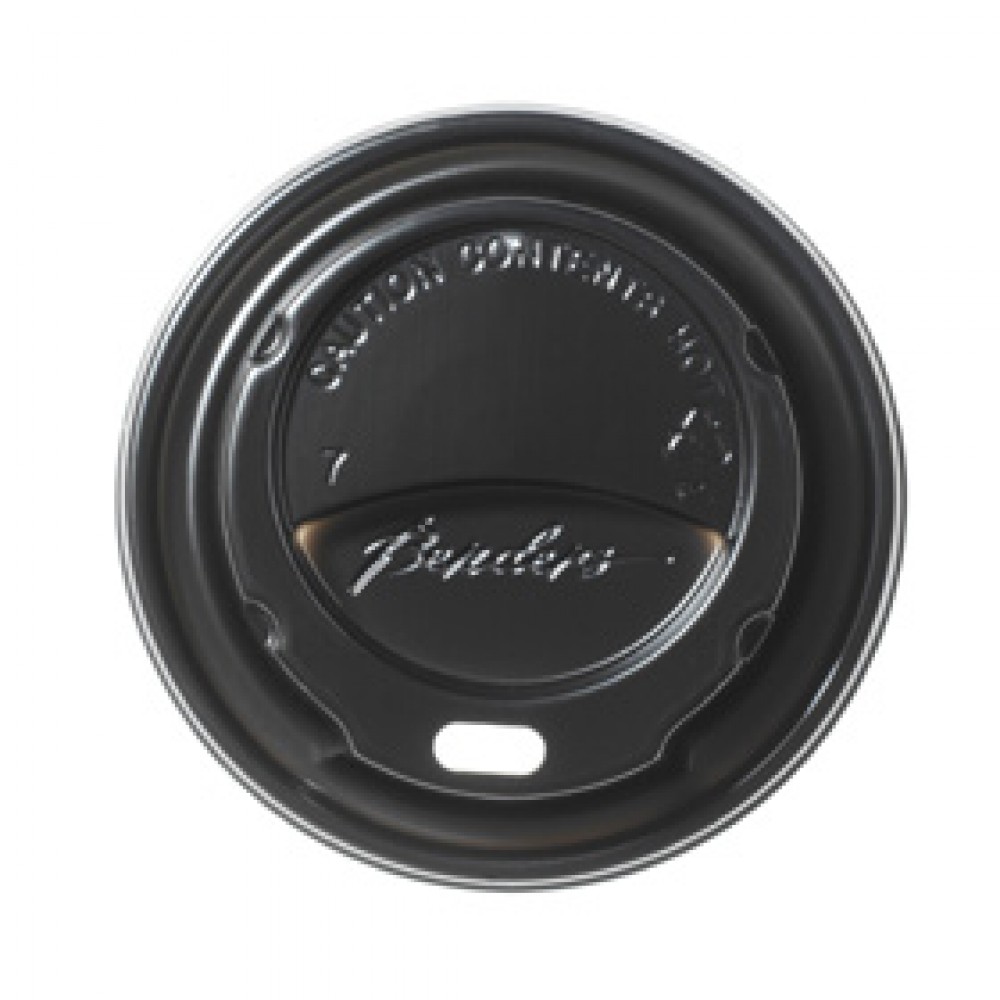 Berties Domed Lid for Hot Cup Black 8/9oz