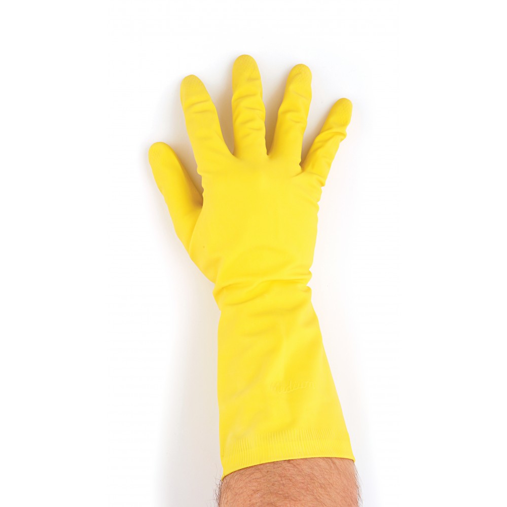 Berties Rubber Multi Purpose Gloves Yellow Medium