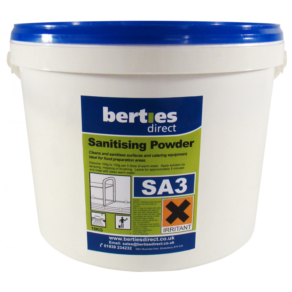 Berties SA3 Kitchen Sanitising Powder