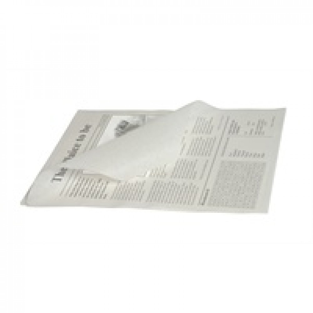 Berties Greaseproof Paper White Printed 25x35cm (1000 Sheets