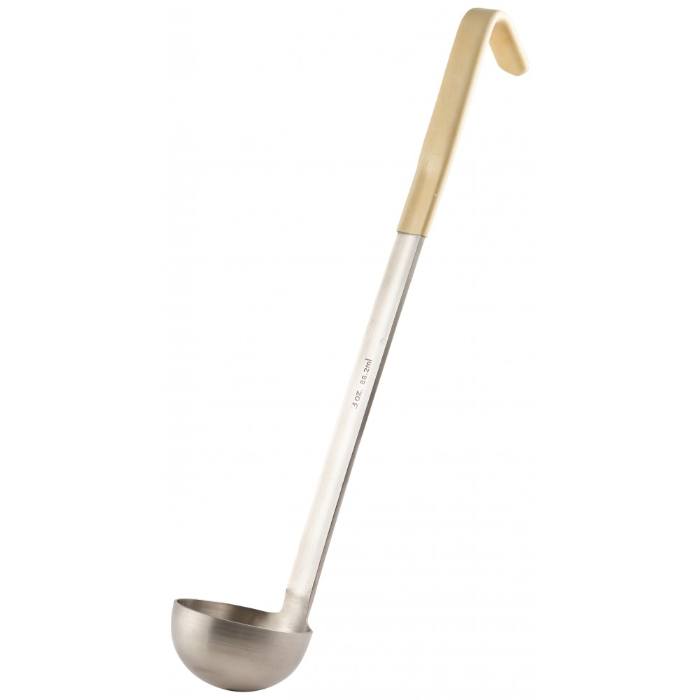 Genware Ivory Colour Coded Ladle 3oz