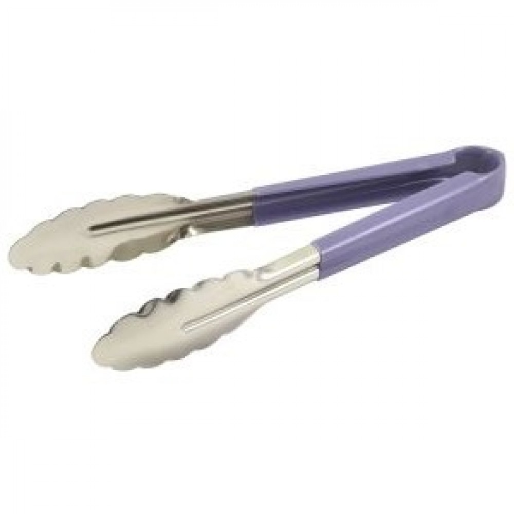 Genware Purple Colour Coded Tongs 310mm