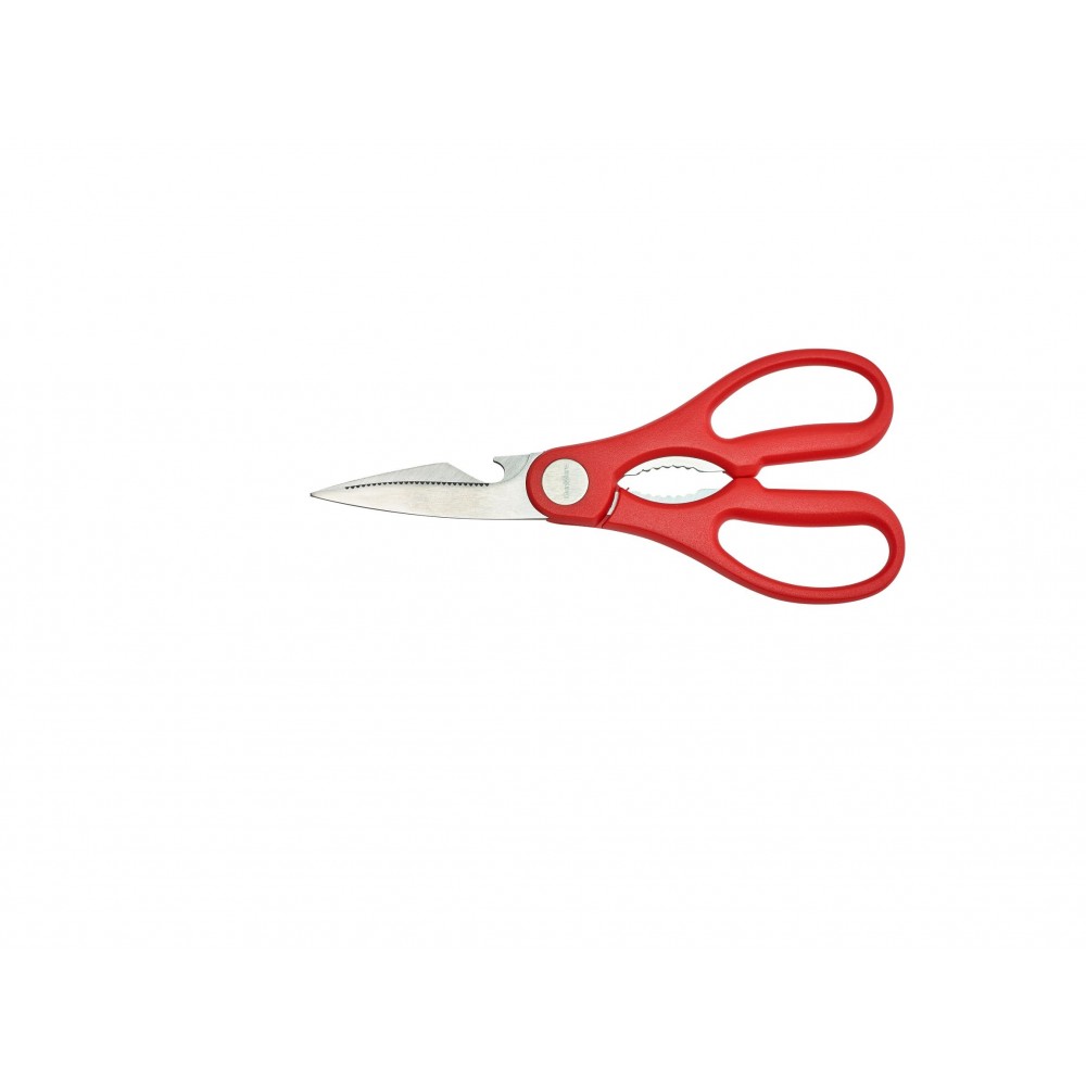 Genware Stainless Steel Colour Coded Kitchen Scissors Red 20cm-8"