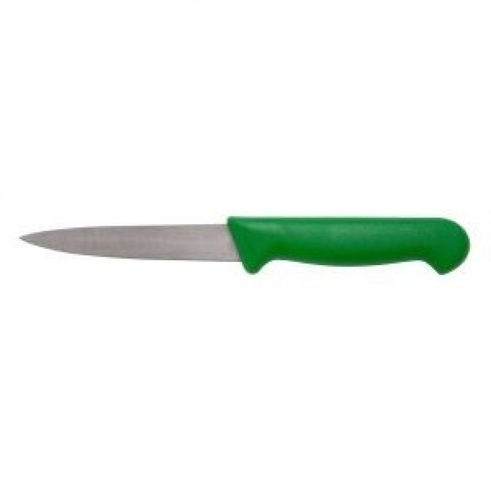 Genware Vegetable Knife Green 4"