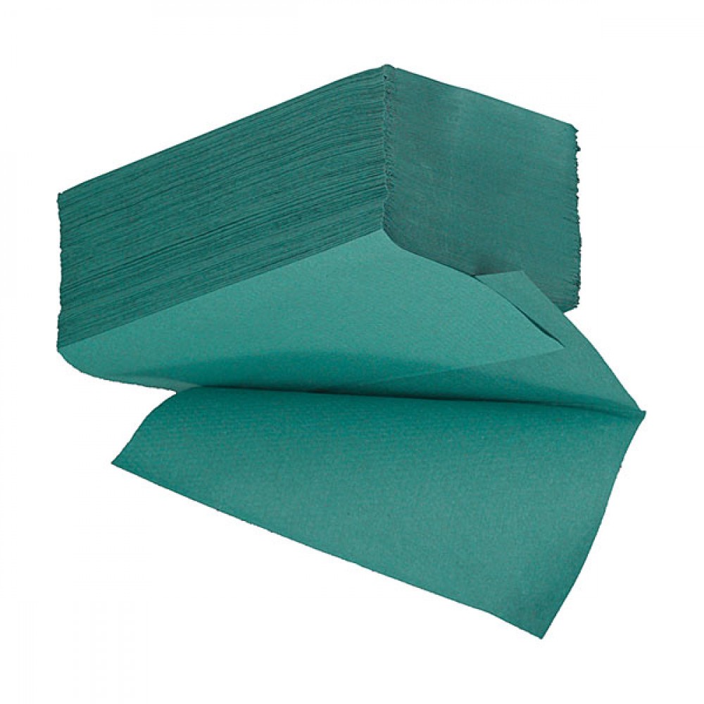 Berties Interfold Standard Hand Towels 1 ply Green