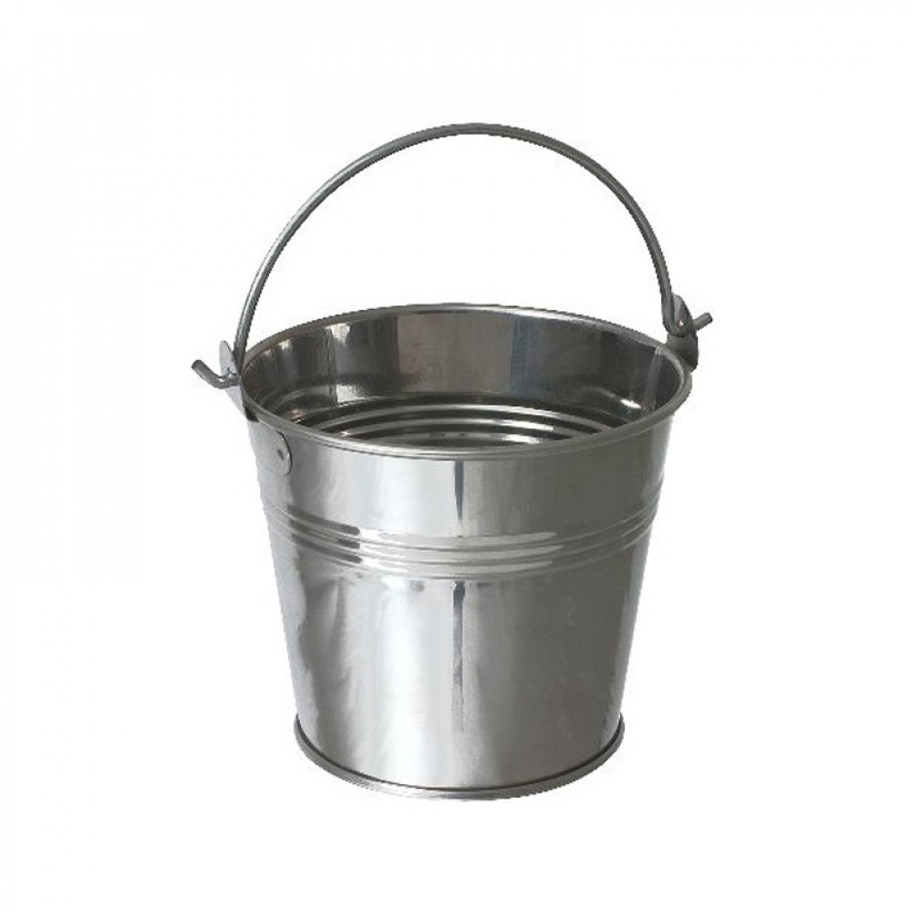 Genware Stainless Steel Serving Bucket 12cm diameter 80cl