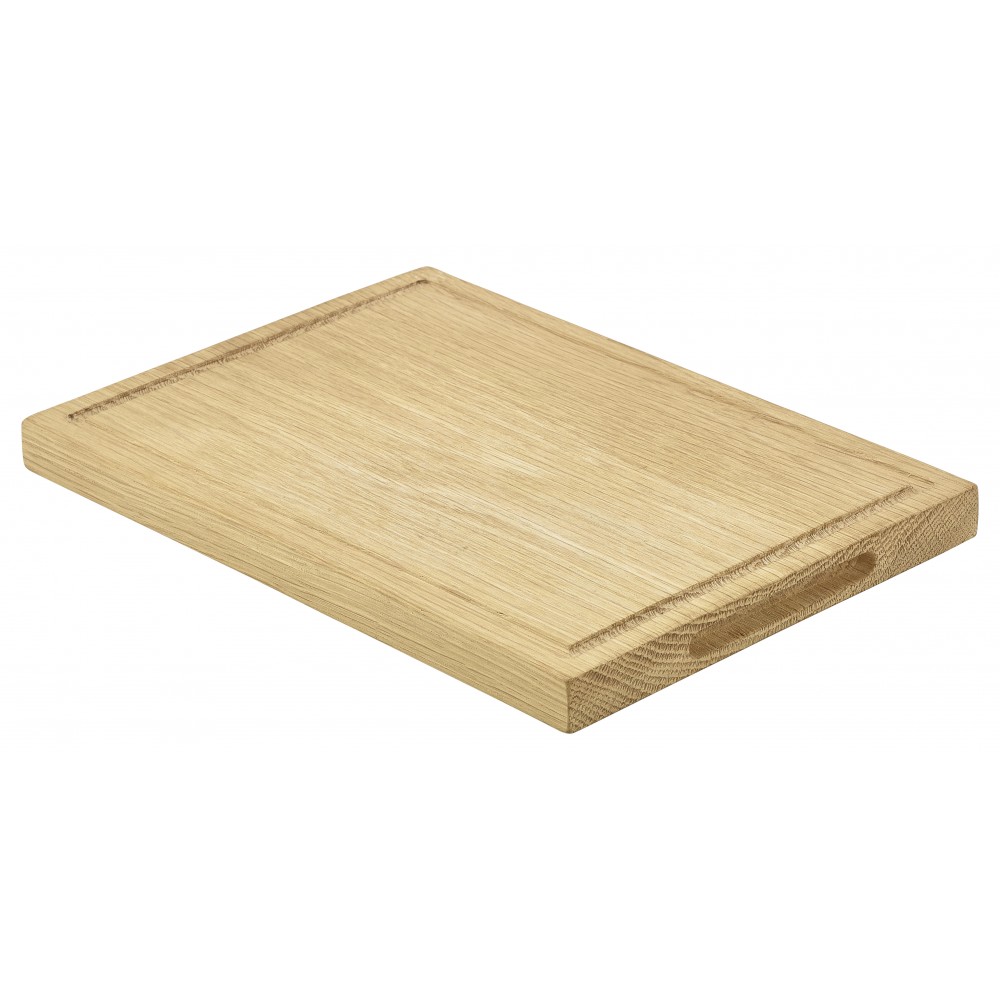 Genware Oak Wood Serving Board 28x20x2cm