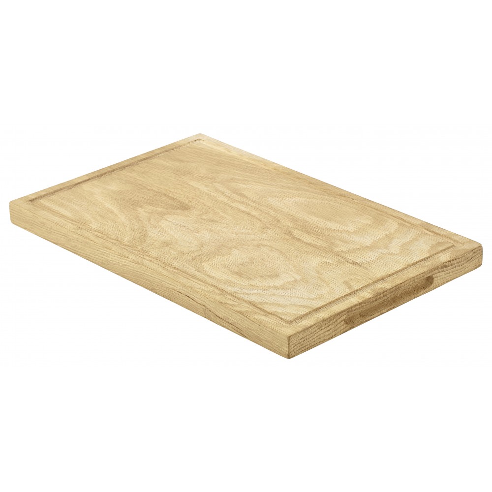 Genware Oak Wood Serving Board 34x22x2cm