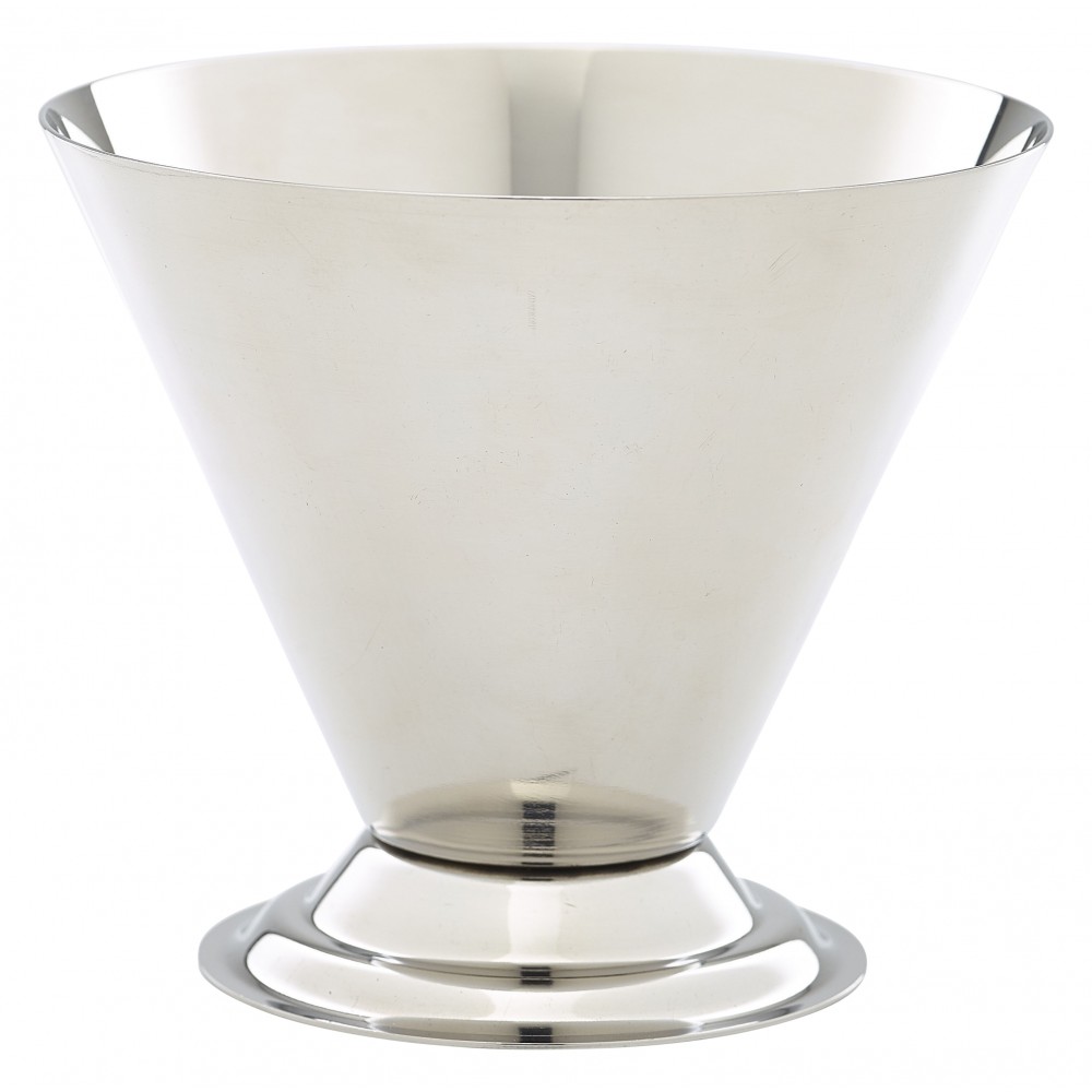 Genware Stainless Steel Conical Sundae Cup 8.5x10cm