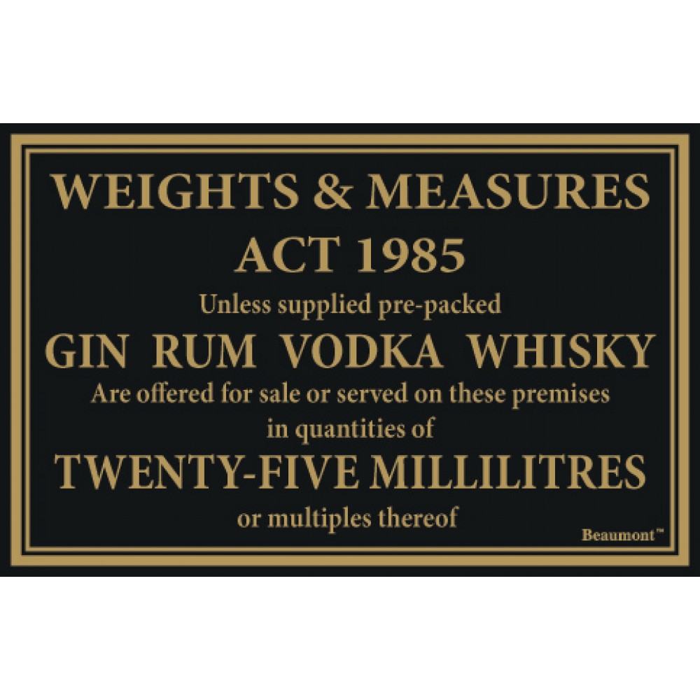 Berties Weights & Measures Act 25ml 17x14cm