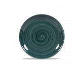 Churchill Stonecast Patina Small Coupe Plate Rustic Teal 16.5cm-6.5"