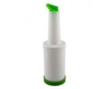 Genware Store & Pour 1 Litre Capacity Green