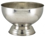 Berties Hammered Stainless Steel Champagne Bowl 36cm