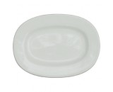 Churchill Alchemy White Rimmed Oval Dish 20.3cm/8"