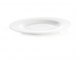 Professional White Wide Rim Plate 25cm-10"