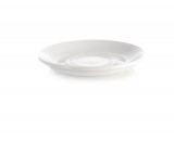 Professional White Double Well Saucer 17.5cm-7"