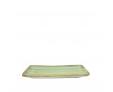 Sango Java Rectangular Plate Meadow Green 25x10-10x4"