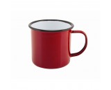 Berties Enamel Mug Red 36cl-12.5oz