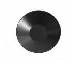 Genware Luna Black Soup Plate 23x5cm