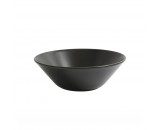 Genware Luna Black Serving Bowl 18x6cm
