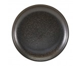 Terra Porcelain Coupe Plate Black 24cm-9.25"