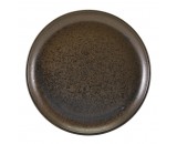 Terra Porcelain Coupe Plate Black 27.5cm-10.75"