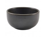 Terra Porcelain Round Bowl Black 11.5cm-4.5"