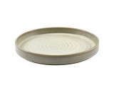 Terra Porcelain Presentation Plate Matt Grey 26cm-10.25"