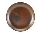 Terra Porcelain Coupe Plate Rustic Copper 19cm-7.5"