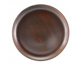 Terra Porcelain Coupe Plate Rustic Copper 27.5cm-10.75"