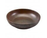 Terra Porcelain Coupe Bowl Rustic Copper 23cm-9"