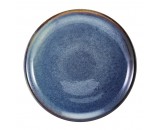 Terra Porcelain Coupe Plate Aqua Blue 19cm-7.5"