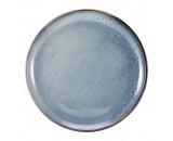 Terra Porcelain Coupe Plate Aqua Blue 27.5cm-10.75"