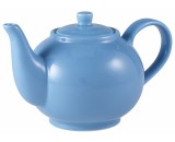 Genware Teapot Blue 45cl-15.75oz