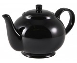 Genware Teapot Black 85cl-30oz