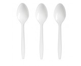 Berties White Plastic Tea/Coffee Spoon