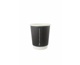 Berties Black Double Wall Paper Cup 23cl/8oz