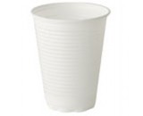 Berties White Squat Plastic Non-Vend Cup 7oz
