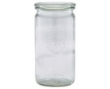 Weck Cylindrical Jar & Lid 34cl/12oz