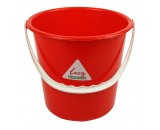 Berties Round Bucket Red 9Ltr