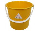 Berties Round Bucket Yellow 9Ltr