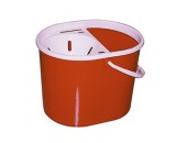 Berties Standard Oval Mop Bucket Red 15Ltr