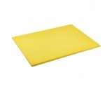 Genware Yellow High Density Chopping Board 600x450x18mm