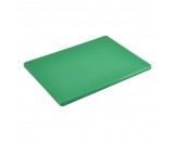 Genware Low Density Chopping Board Green 305x230x12.5mm-12x9x0.5"